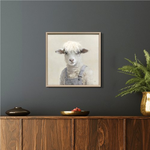 Schilderij Wollig schaap - Hiskiart
