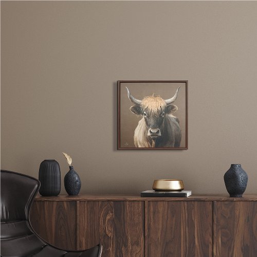 Schilderij Hooglander met allure - Hiskiart