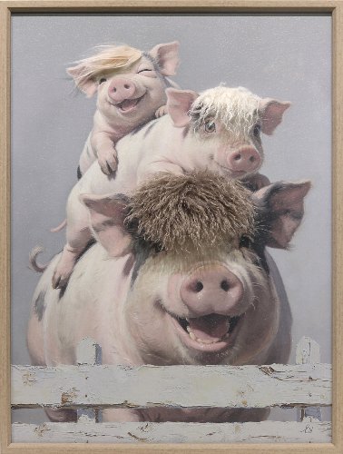 Schilderij Buitenpret - Hiskiart