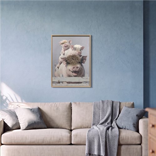Schilderij Buitenpret - Hiskiart