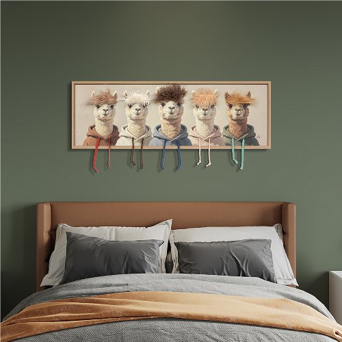 Schilderij De alpacaclub - Hiskiart