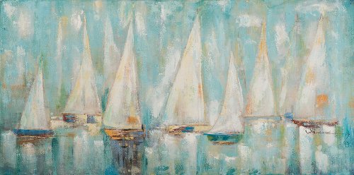 Schilderij Sailing Regatta - Hiskiart