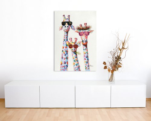 Cuadro Giraffen in de ochtend - Hiskiart