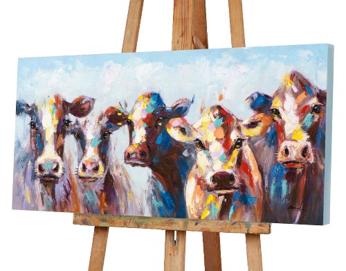 Schilderij Koeien in kleur - Hiskiart