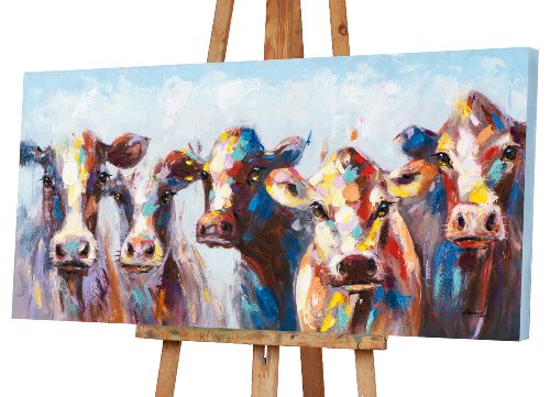 Schilderij Koeien in kleur - Hiskiart