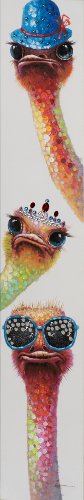 Cuadro Drie lange struisvogels - Hiskiart