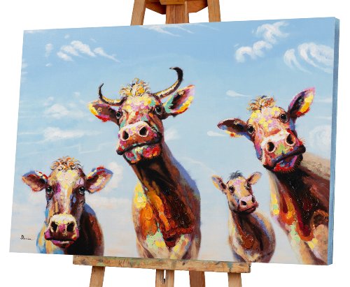 Schilderij Koeien in de wei - Hiskiart