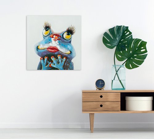 Cuadro Verliefde kikker - Hiskiart