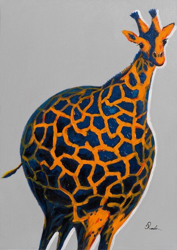 Cuadro Inflated Giraffe - Hiskiart