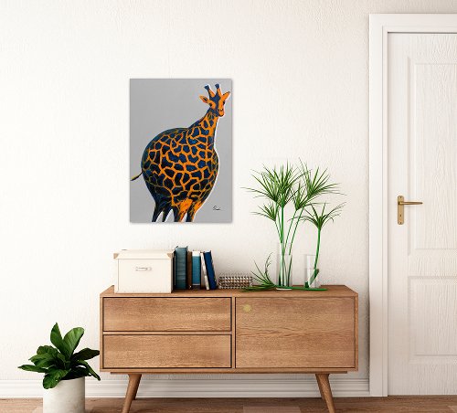 Cuadro Inflated Giraffe - Hiskiart