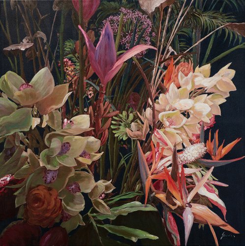 Schilderij Lovely Flowers - Hiskiart