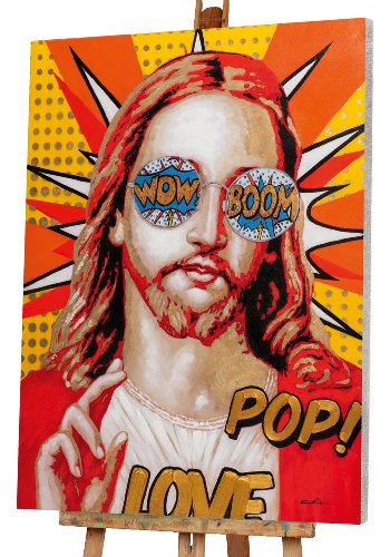 Schilderij Jesus in popart - Hiskiart