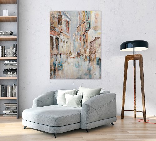 Schilderij City Stroll - Hiskiart