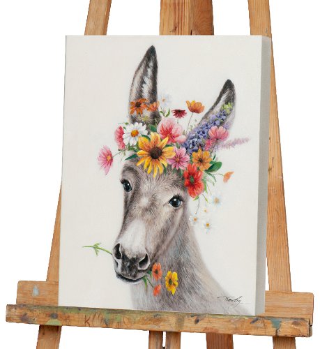Schilderij Ezel in bloei - Hiskiart