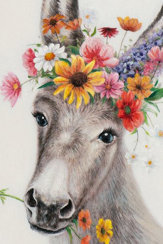 Schilderij Ezel in bloei - Hiskiart