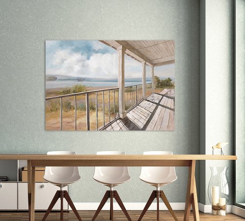 Schilderij Veranda View - Hiskiart
