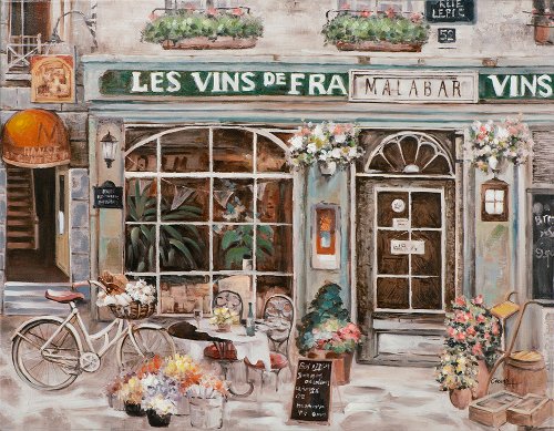 Schilderij Wine Bar - Hiskiart
