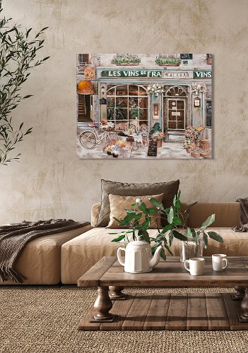 Schilderij Wine Bar - Hiskiart