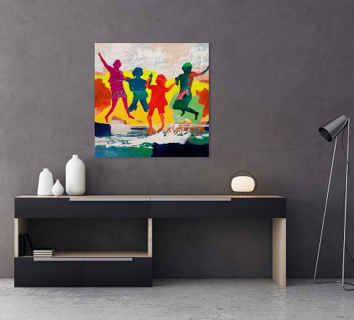 Cuadro Happy Kids - Hiskiart