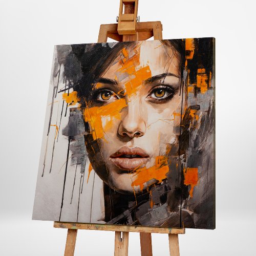 Cuadro Brown Eye Girl - Hiskiart