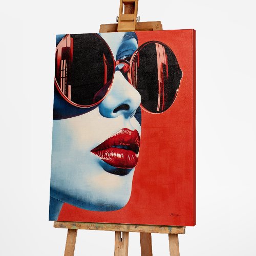 Schilderij Red Summer - Hiskiart