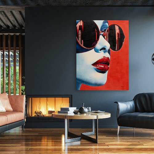 Schilderij Red Summer - Hiskiart