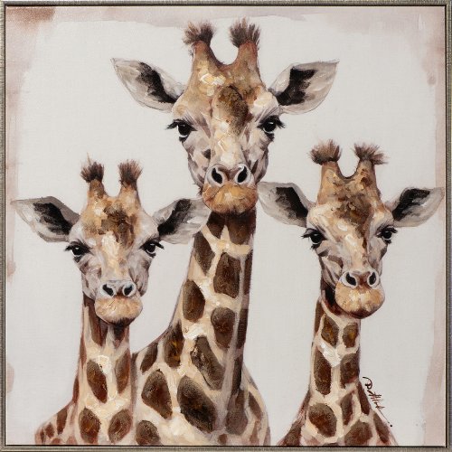 Cuadro Giraffentrio - Hiskiart