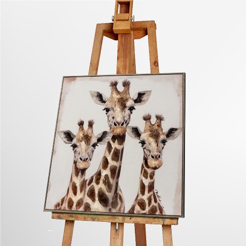 Cuadro Giraffentrio - Hiskiart