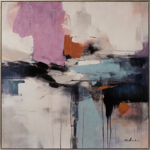 Schilderij Purple Meets Blue - Hiskiart