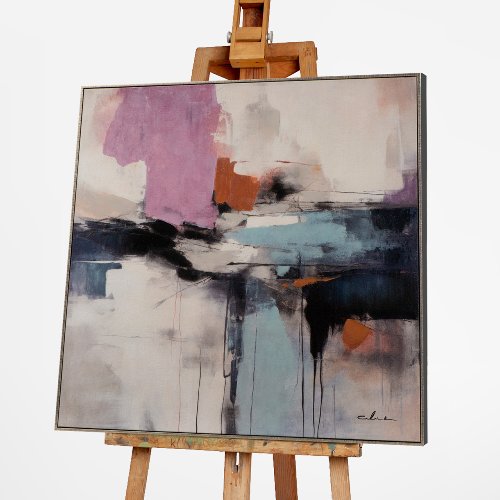 Schilderij Purple Meets Blue - Hiskiart