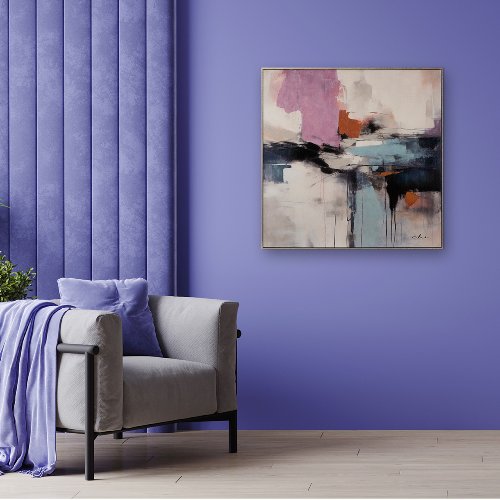 Schilderij Purple Meets Blue - Hiskiart