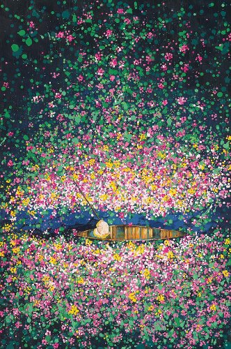Cuadro Flower Boat - Hiskiart