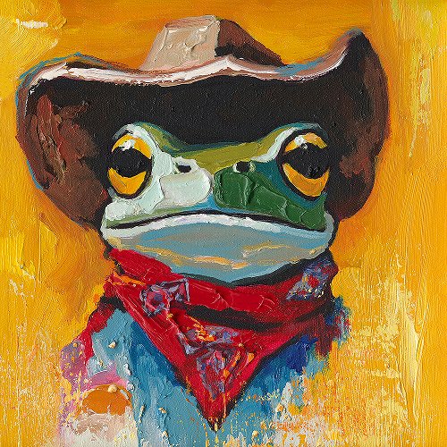 Cuadro Frog Boy - Hiskiart