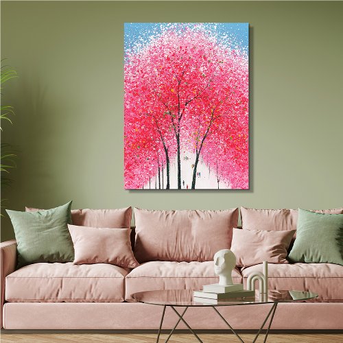Schilderij Cherry Blossom Glow - Hiskiart