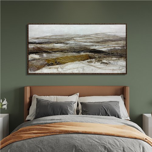 Schilderij Golden Flow - Hiskiart