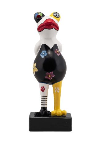 Sculptuur Kikker met bloemen - Hiskiart
