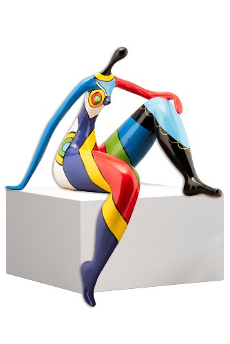 Sculptuur Flower Power Girl - Hiskiart