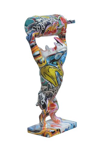 Sculptuur Power Rhino - Hiskiart