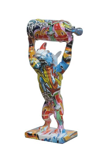 Sculptuur Power Rhino - Hiskiart