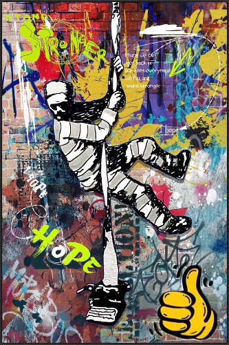Schilderij Escape - Hiskiart
