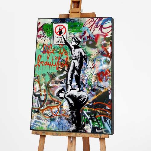Schilderij Grafitty - Hiskiart