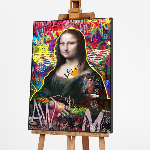 Schilderij Modern Lisa - Hiskiart