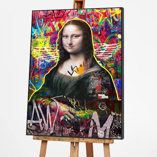 Schilderij Modern Lisa - Hiskiart