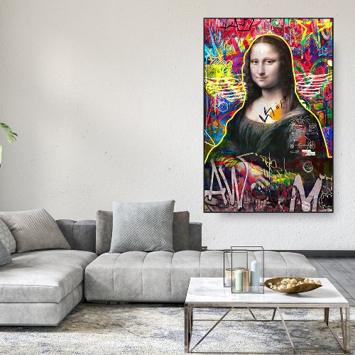 Schilderij Modern Lisa - Hiskiart