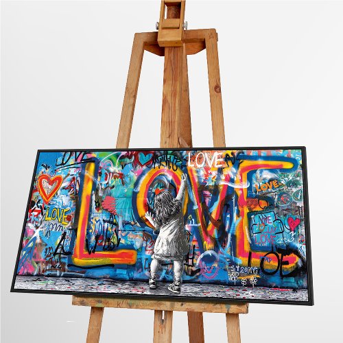 Schilderij Paint with Love - Hiskiart