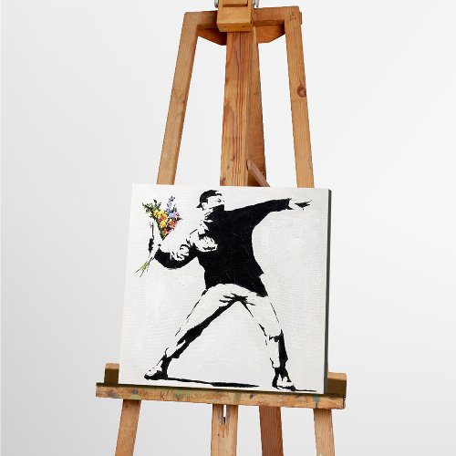 Schilderij Flower Thrower - Hiskiart