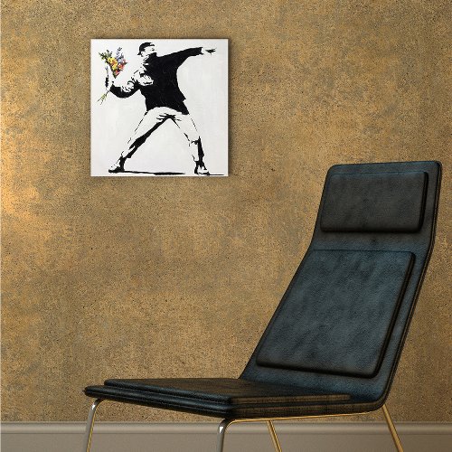 Schilderij Flower Thrower - Hiskiart