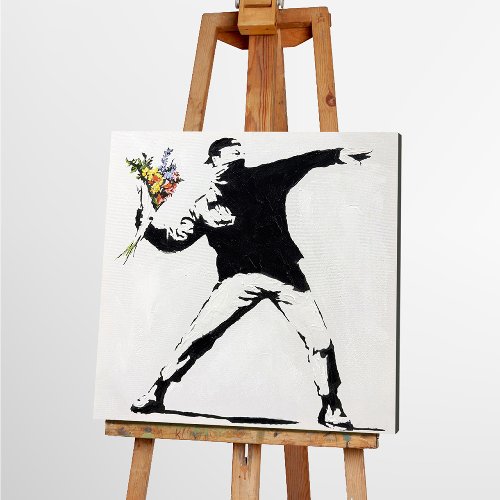 Schilderij Flower Thrower - Hiskiart