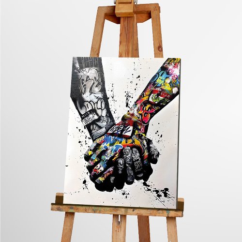 Schilderij Sterke band - Hiskiart