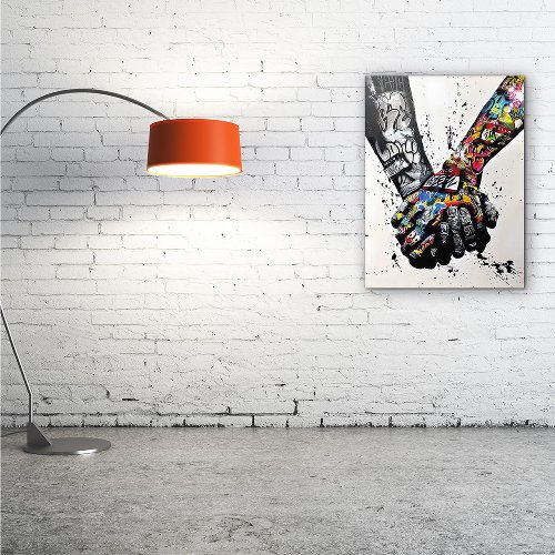 Schilderij Sterke band - Hiskiart